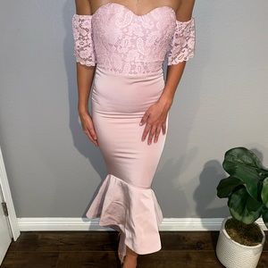 Australian Designer Miss Holly Pink Luciano Dress